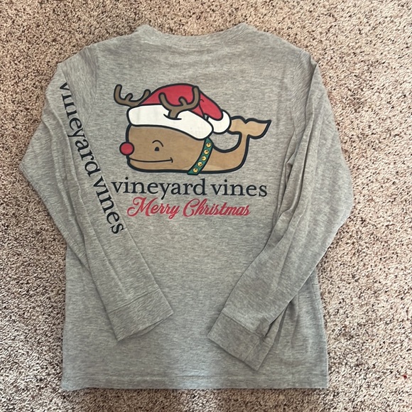 Vinyard Vines Boys Christmas Long Sleeve T-Shirt - Picture 2 of 2